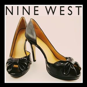Nine West "Every" Bow Peep Toes